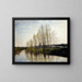 Paisaje fluvial en Champagne - Carl Fredrik Hill — cuadro enmarcado en la pared