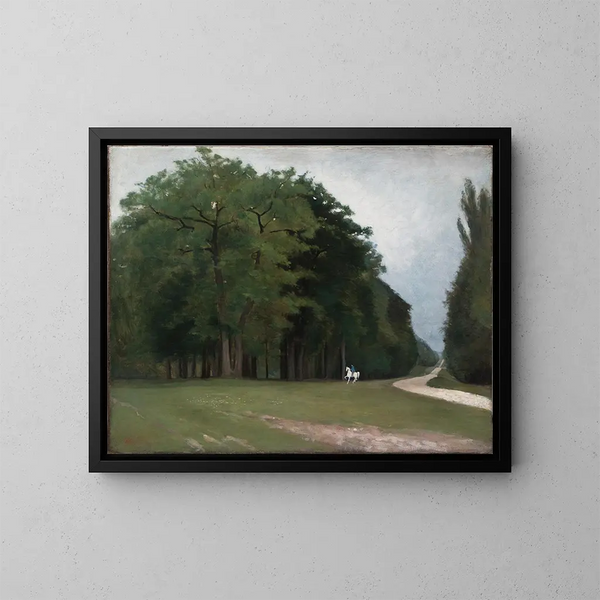 Ruta de París II - Carl Fredrik Hill — cuadro enmarcado en la pared
