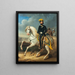 Charles XV, rey de Suecia y Noruega (1860-1872) - Carl Fredrik Kirboe — cuadro enmarcado en la pared