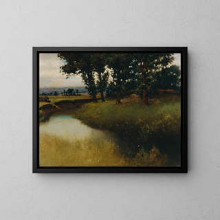 Carl Freiherr von Pidoll zu Quintenbach - Abendlandschaft.webp
