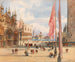 Place Saint-Marc en Venecia - Carl Friedrich Heinrich Werner — vista de la obra