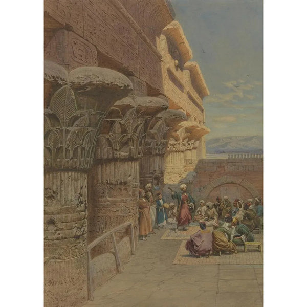 Carl Friedrich Heinrich Werner - Musicians At Philae.webp