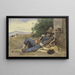 Savoyarde alargada en el suelo - Carl Friedrich Heinrich Werner — cuadro enmarcado en la pared