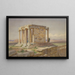 the Temple of Athena Nike View from the northeast - Carl Friedrich Heinrich Werner — framed artwork on a wall