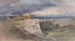 Vista de Norba desde el norte hacia San Felice Circeo - Carl Friedrich Heinrich Werner — vista de la obra