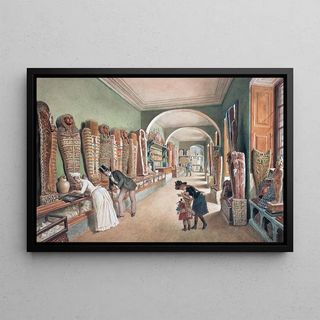 Carl Goebel the younger - Der Korridor und das letzte Kabinett der gyptischen Sammlung.webp