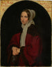 retrato de la Sra. Agnès Peschel, esposa del artista - Carl Gottlieb Peschel — vista de la obra