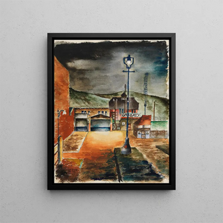 Carl Grossberg - Huser bei Nacht.webp