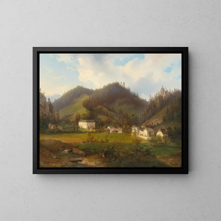 Carl Hasch - Blick auf Schloss Gutenstein.webp