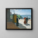 Soldiers in front of the National Museum of Stockholm - Carl Hedelin — framed artwork on a wall