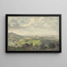 La ville d'Arnberg en Oberpfalz - Carl Heinzmann — framed artwork on a wall