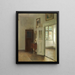 Interior painting with foot d - Carl Holse — framed artwork on a wall