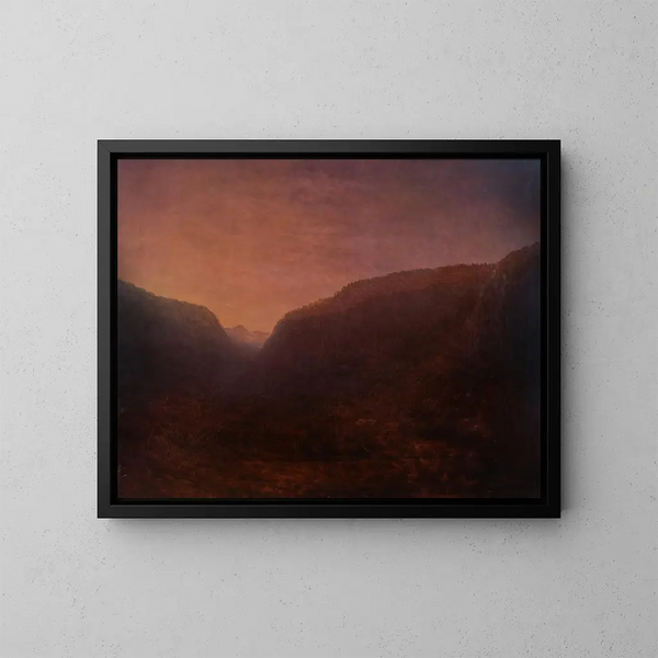Paisaje - Carl Johan Fahlcrantz — cuadro enmarcado en la pared