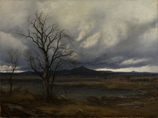 Carl Julius von Leypold - Landschaft mit aufziehendem Gewitter.webp