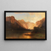 Au Gosausee - Carl Jungheim — cuadro enmarcado en la pared