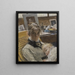 Una idilio en estudio La mujer del artista y su hija - Carl Larsson — cuadro enmarcado en la pared