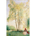 Reproducción del cuadro Bajo los abedules - Carl Larsson