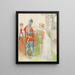 Lisana y Margon - Carl Larsson — cuadro enmarcado en la pared