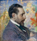 Retrato de Oscar Levertin - Carl Larsson — vista de la obra