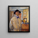 Autorretrato - Carl Larsson — cuadro enmarcado en la pared