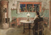 Cuando los niños están acostados - Carl Larsson — vista de la obra