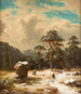 Winter Atmosphere Painting - Carl Ludwig Scheins — artwork view
