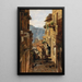 Una calle en Ragusa - Carl Moll — vista de la obra
