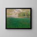 Crepúsculo junto al Danubio - Carl Moll — cuadro enmarcado en la pared