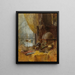 View of the Studio - Carl Moll — framed artwork on a wall