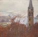 Heiligenstadt en la nieve - Carl Moll — vista de la obra