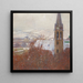 Heiligenstadt en la nieve - Carl Moll — cuadro enmarcado en la pared