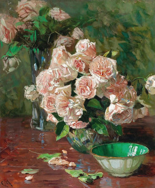 Roses blanches II - Carl Moll — artwork view