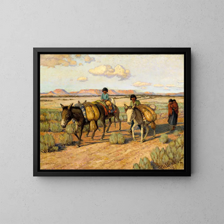 Carl Moon - Going Home with the Harvest.webp