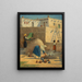 Scene of Santa Clara Village - Carl Moon — framed artwork on a wall