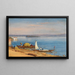 Vista de Rüdesheim am Rhein - Carl Morgenstern — cuadro enmarcado en la pared