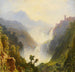 Las cataratas de Tivoli - Carl Morgenstern — vista de la obra