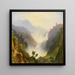 Las cataratas de Tivoli - Carl Morgenstern — cuadro enmarcado en la pared