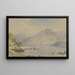 Lago de Como - Carl Morgenstern — cuadro enmarcado en la pared