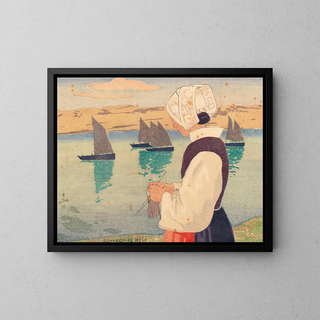 Carl Moser - Strickende Bretonin.webp