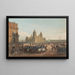 Entry of General Scott into Mexico Plate 45 - Carl Nebel — framed artwork on a wall