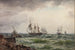 Navires bajo tierra después de un chaparrón - Carl Neumann — vista de la obra