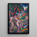 Adam and Eve - Carl Newman — framed artwork on a wall