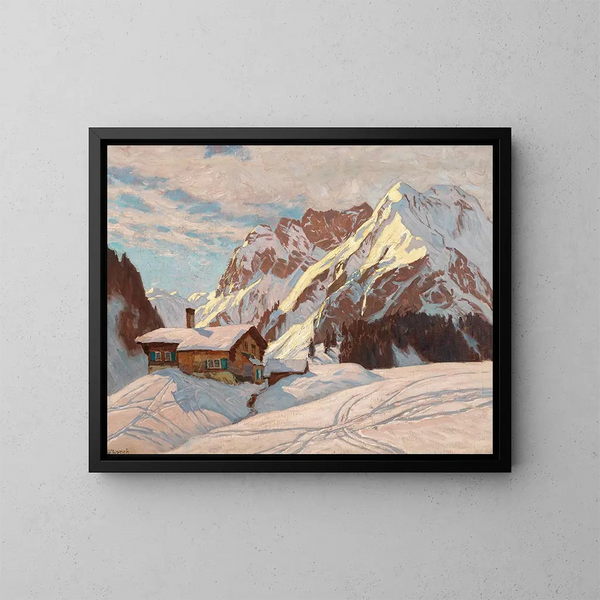 Las montañas de Karwendel - Carl O'Lynch de Town — cuadro enmarcado en la pared