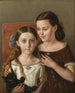 Sigrid y Anna Mazer, sobrinas del artista - Carl Peter Mazer — vista de la obra