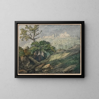 Carl Philipp Fohr - Ruine Frankenstein Winter.webp