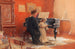 Una madre y su pequeña hija al piano - Carl Pietzner — vista de la obra