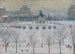 La place du château à Vienne en hiver - Carl Pippich — artwork view