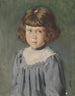 Retrato de una niña - Carl Probst — vista de la obra