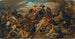 La batalla de los Cimbrios - Carl Rahl — vista de la obra