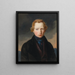 Retrato de Carl Jodocus Meyer - Carl Rahl — cuadro enmarcado en la pared